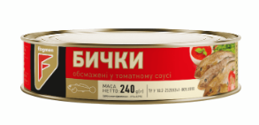 Бички в томатному соусі FLAGMAN 240 г